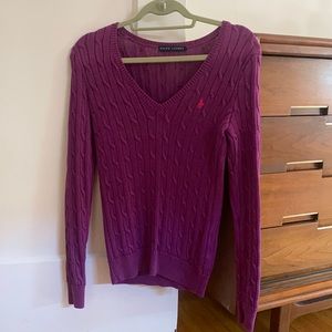 Purple Ralph Lauren sweater Small